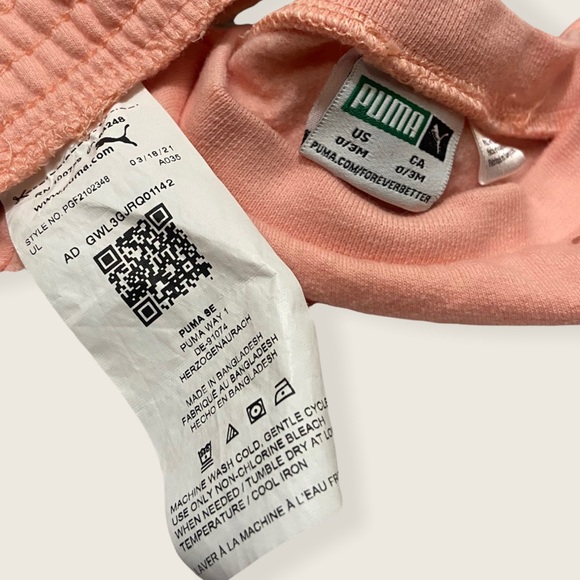 PUMA 2 Piece Colorblock Sweatshirt and Joggers Set - Picture 3 of 3